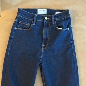 Frame Ali high rise cigarette jeans